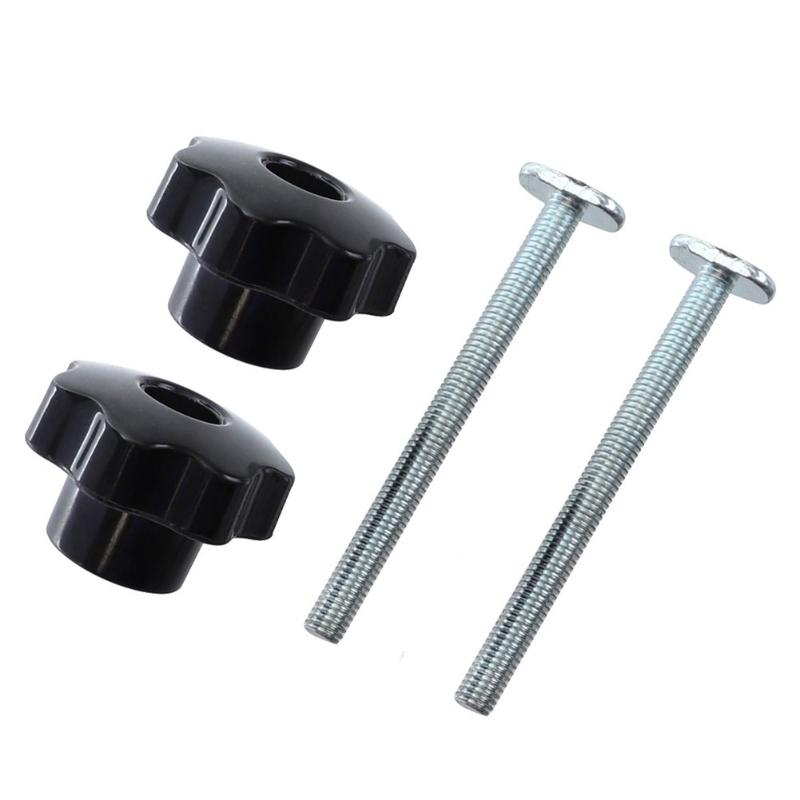 

Professional Hand Tool Sets 2 T Slot Nut T-Slider Bolt With Thumb T-Track Sliding M8 Screw Knobs For Router Table Woodworking