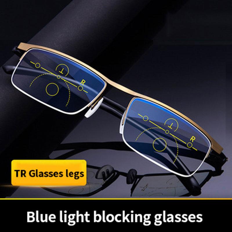 

Sunglasses 2021 Intelligent Progressive Reading Glasses Men Women Near And Far Anti Blue Ray Automatic Adjustment Eyewear 1+1.5+2+2.5+3