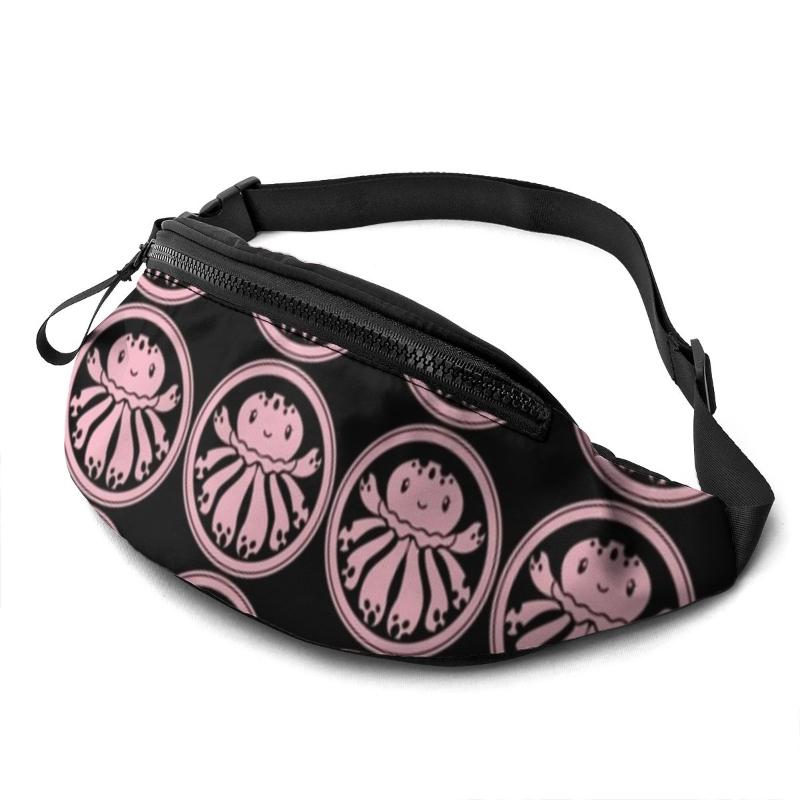 

Waist Bags Harajuku Bag Funny Polyester Pack Running Teenagers