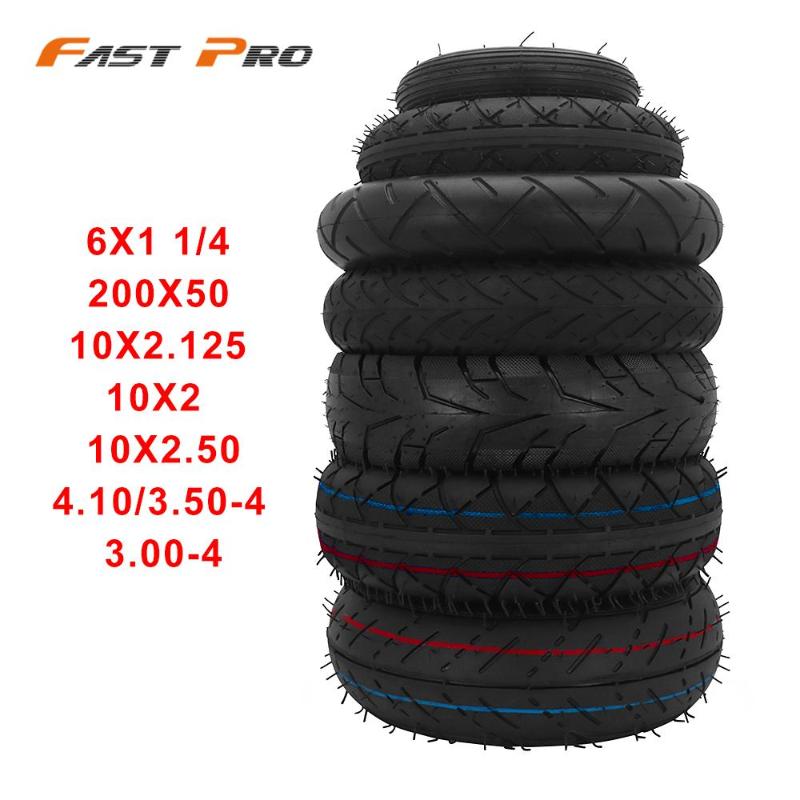 

7Outer Tyre Size 4.10/3.5-4 10*2.125 3.00-4 10*2 10*2.5 10*2.125 6*1 1/4 For Wheelchair Electric Scooter Mini Quad Dirt Bike ATV