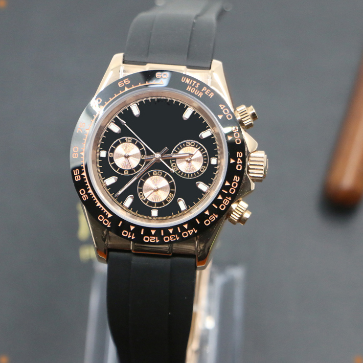 Top brand wrist watch Roles wristwatches wristwatch Folding buckle Round chronograph Mechanical Automatic Waterproof Stopwatch Marathon anthony M-image-745576706