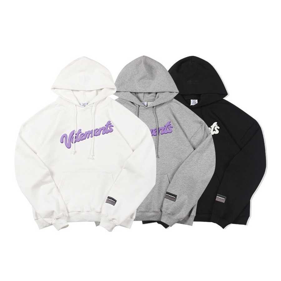 

Foam Printing VETEMENTS Hoodie Men Women 1:1 High Quality Oversize Vetements Hooded Sweatshirts VET Pullover Q0831