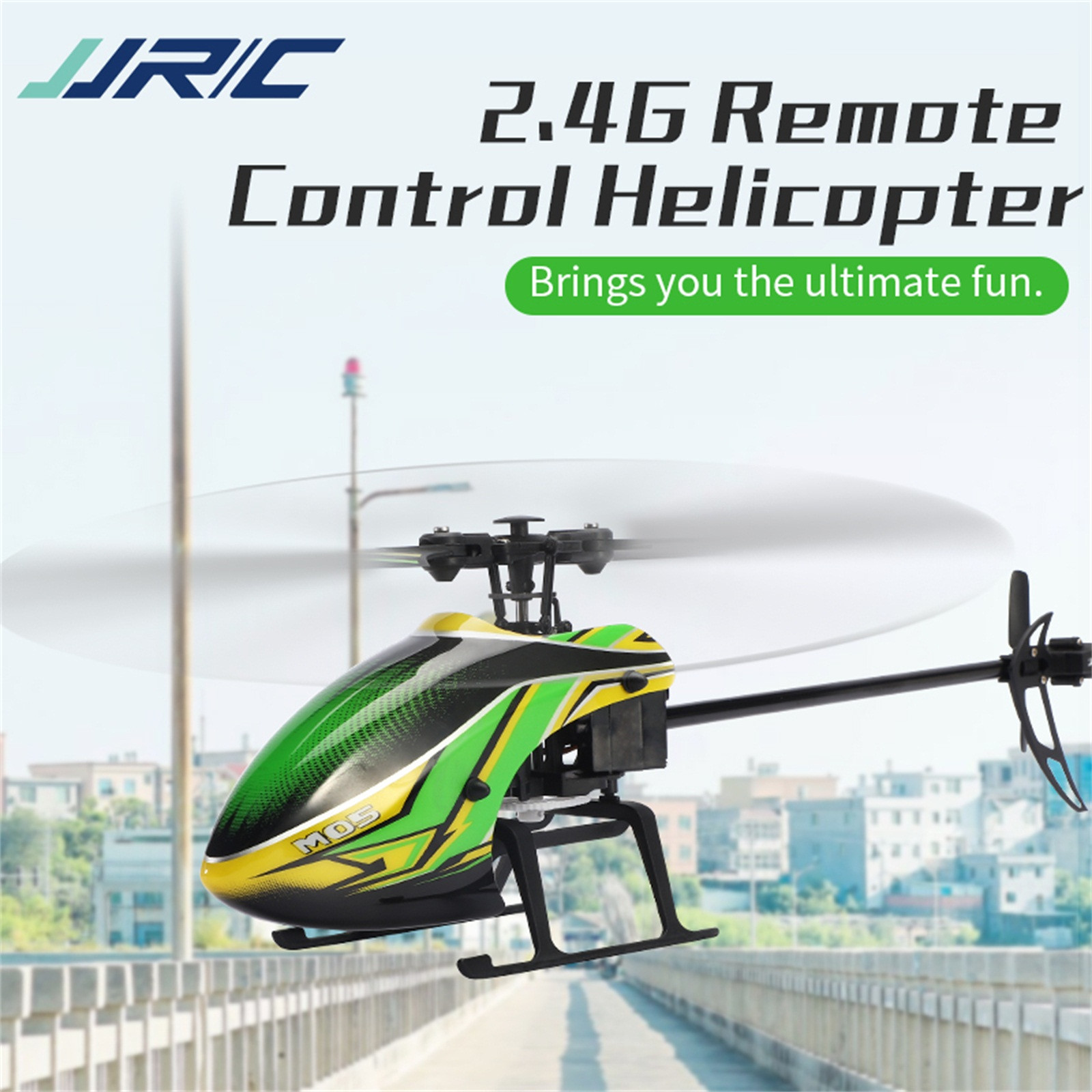

JJR/C M05 RC Helicopter Remote Control Rc Toy Altitude Hold 6Axis 4Ch 2.4G Remote Control Electronic Helicopter Rc Drone, Green