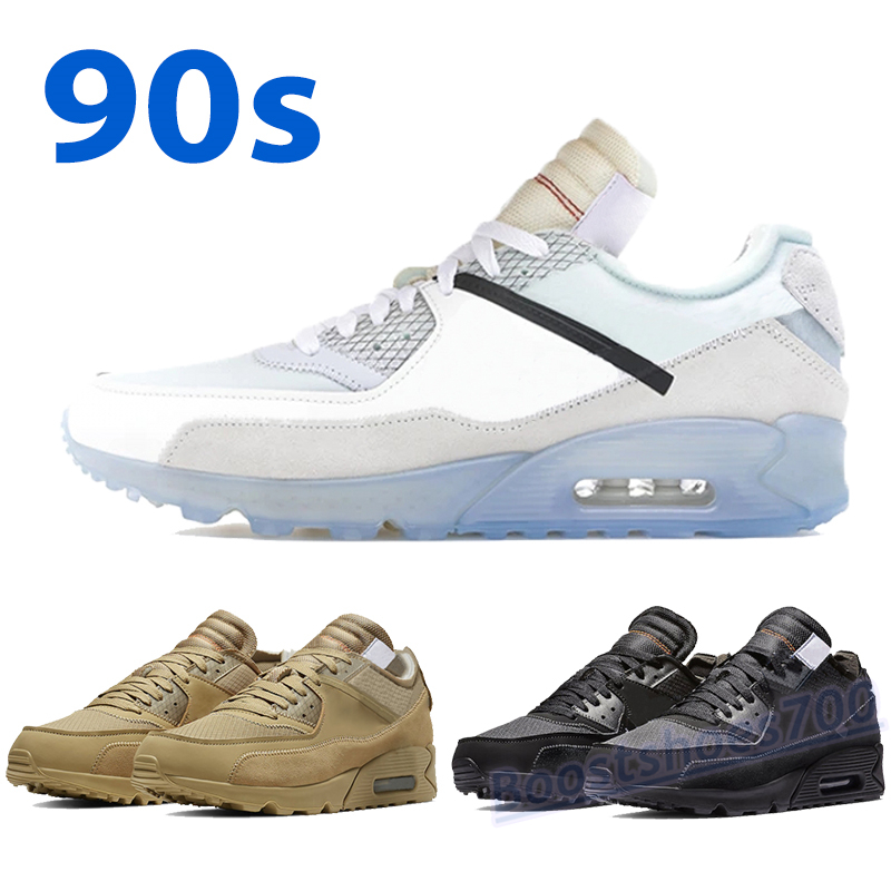 

90 Desert ore mens running shoes black white sports trainers 90s fashion men women sneakers outdoor chaussures with tag US 7-11, Bubble wrap packaging