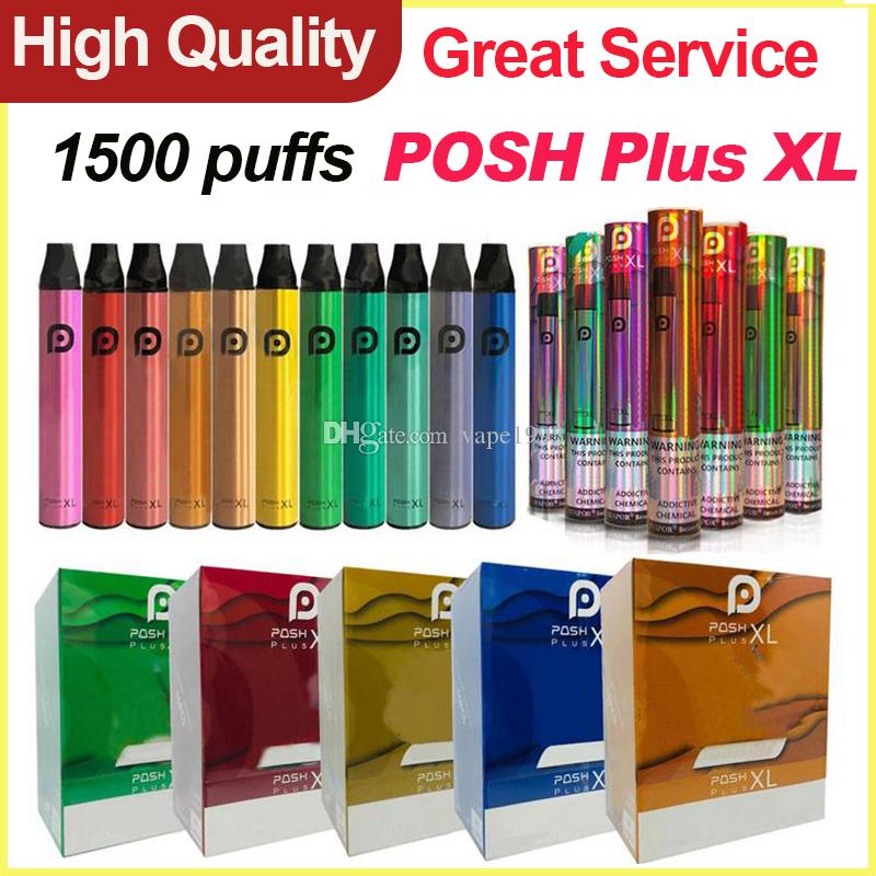 

POSH PLUS XL Disposable Vapes Pen cigarettes Device Local 1500puffs Portable Vape Pods Cartridge