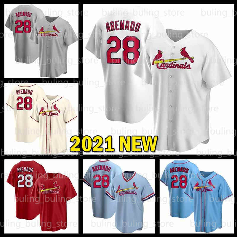 

St. Louis 28 Nolan Arenado Cardinal Baseball Jerseys 4 Yadier Molina 46 Paul Goldschmidt 1 Ozzie Smith 13 Matt Carpenter customized, 2020 new custom cool base(hongque)