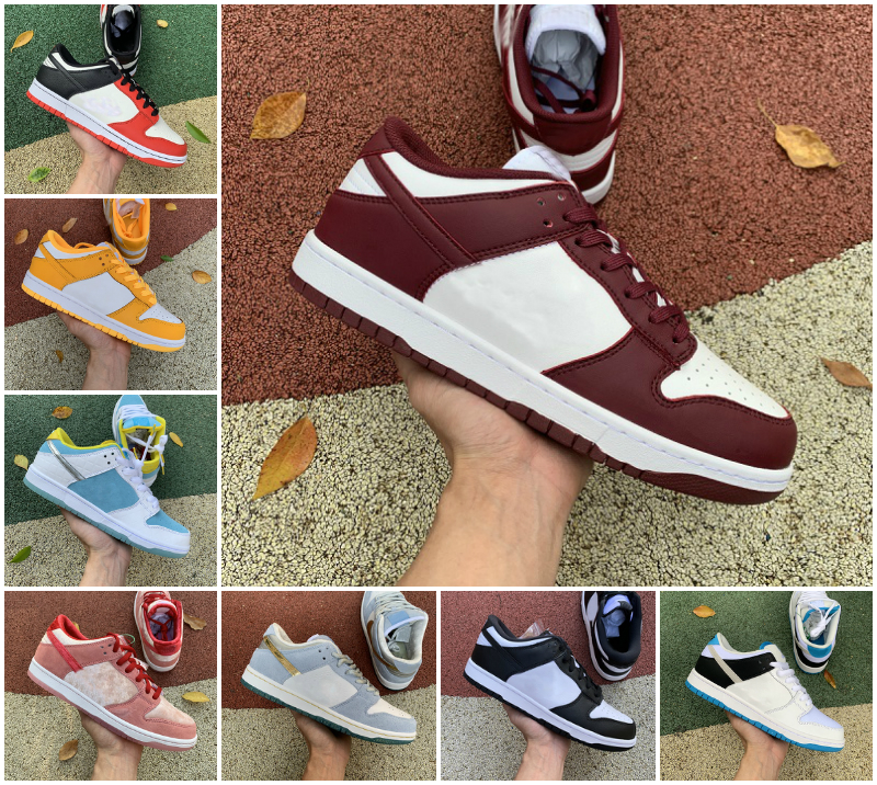 

SB Mens Low OG Skateboards Running shoes UNC Halloween Black White Photon Dust Parra Abstract Tan Gum Kentucky Medium Curry womens Sail Camo sports sneakers trainers, Bubble package bag