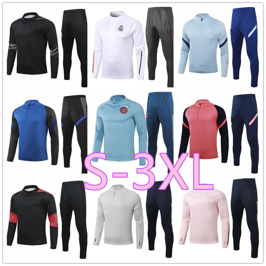 

Men tracksuit football training 2020 soccer tracksuit survetement de foot chandal 2021 adult Football Sportswear jogging S-3XL, Black;yellow