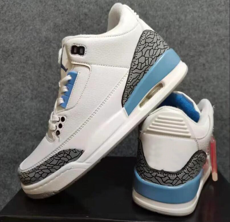 

Jumpman 3 Retro 'Racer Blue' Trainers Brand New Basketball sneakers, Sky blue