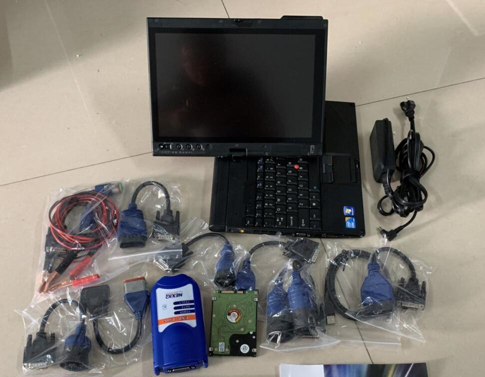 

heavy duty diagnostic scanner tool 125032 usb link for 24v better than dpa5 full set software with laptop x201t i7 4g touch screen