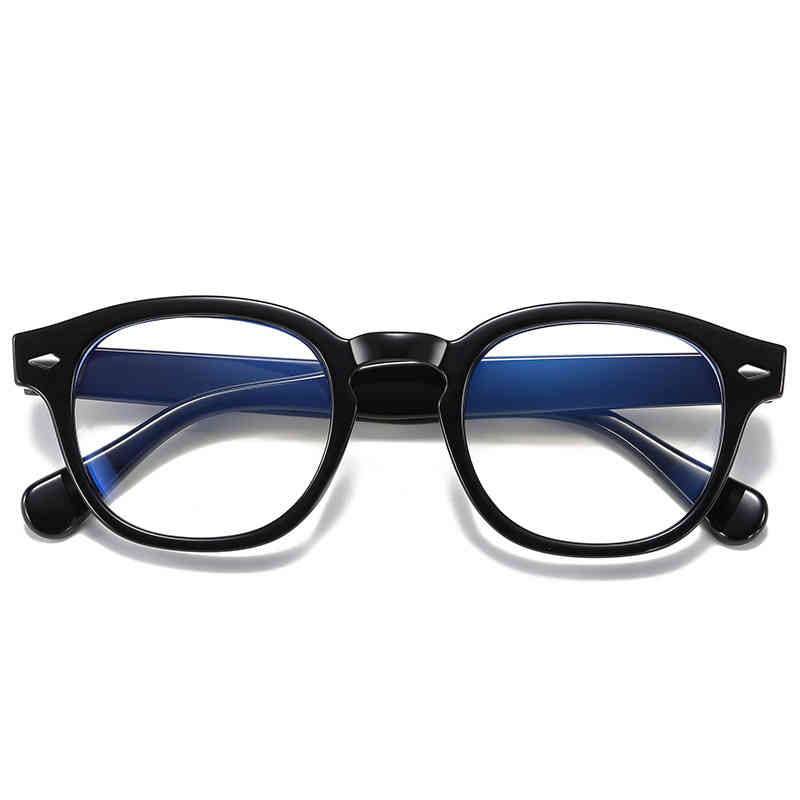 

Jad Fashion Cool Johnny Depp Lemtosh Style Polarized Sunglass Vintage Round Anti Blue Eyewear Brand Dign Glass Fram, White;black