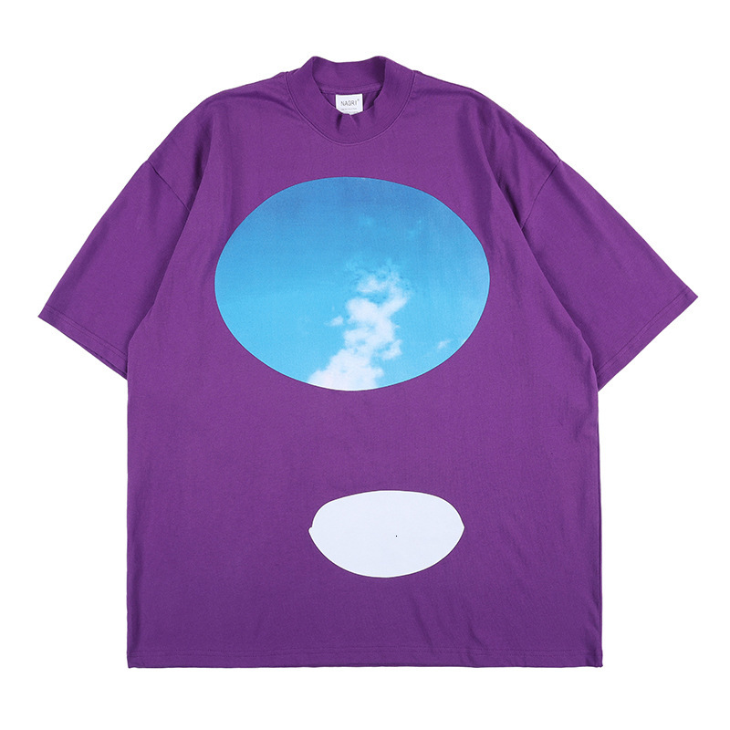 

2021 New Kanye West Jesus Is King John's "36" Print Women's Hip-hop Men's Oversized Casual Cotton T-shirt 8tr5, Purple