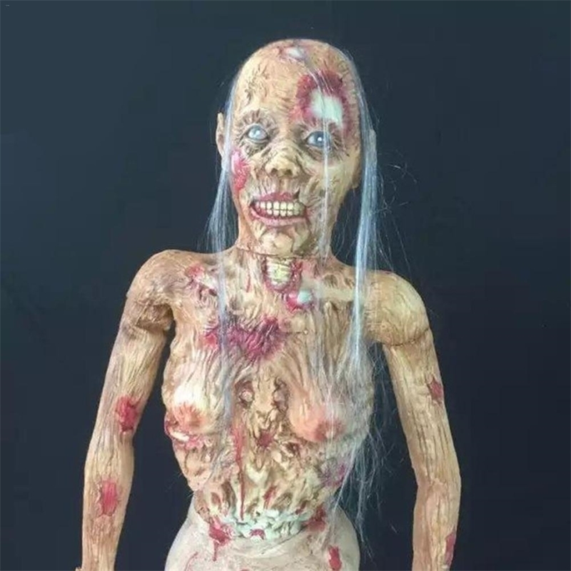 

Very Horror Halloween Decoration Creepy Zombie Ghost Scary Bloody Body Zombie Escape Haunted House Bar Props Y201006