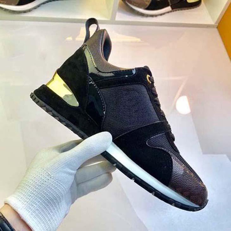 

selling 2021 Fashion quality real leather Handmade Multicolor Gradient Technical Fabric sneakers women famous shoes