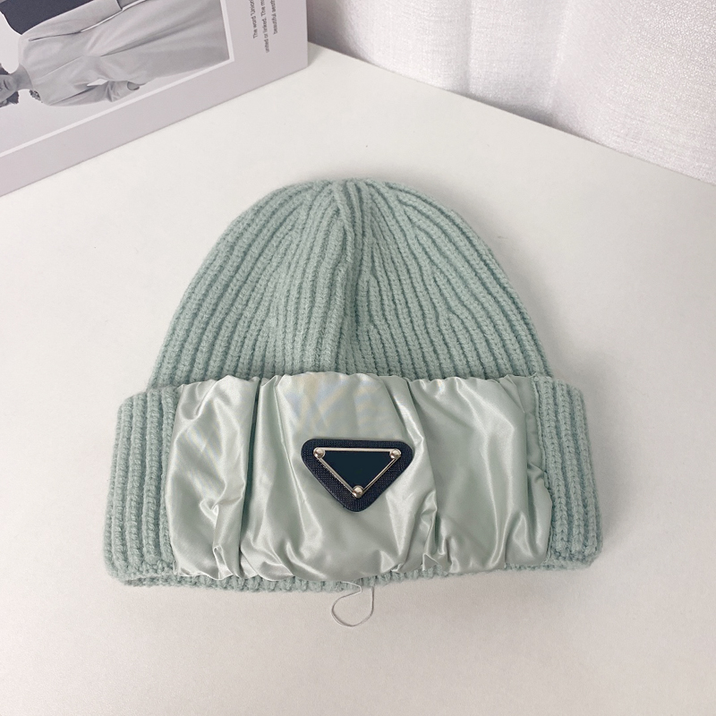 

2021 Winter Beanie Designer Hat For Women Men Knitting P Designers Beanies Triangle Fitted Wool Bucket Hats Luxury Caps Bonnet Trucker, Box