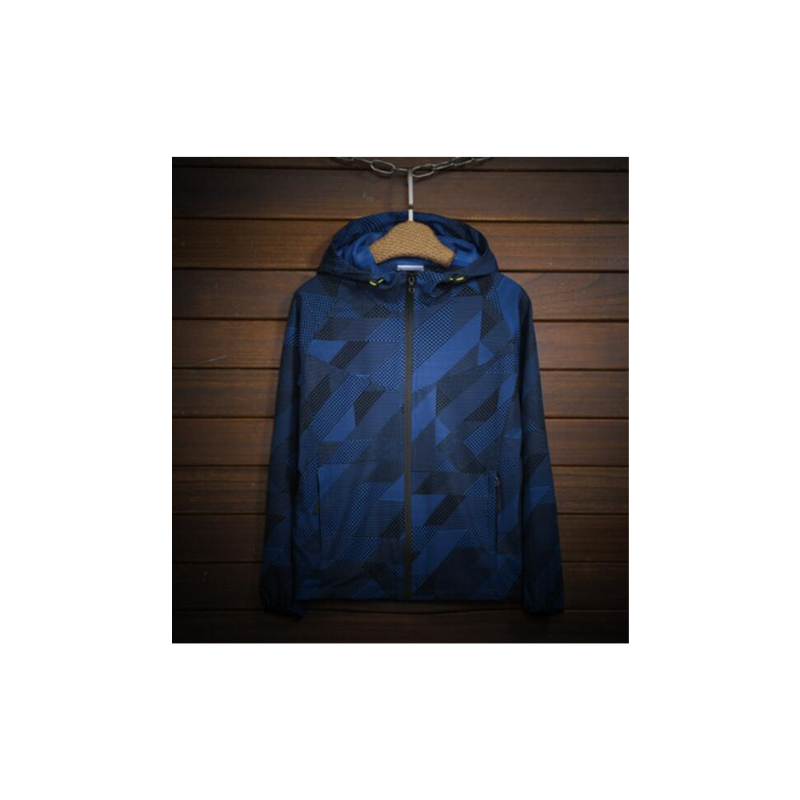 

Men's Jackets 2021 Autumn Sports Leisure Hooded Camouflage Trend Easy To Wash Quick Drying Running Windbreaker S-4XL, Black;brown