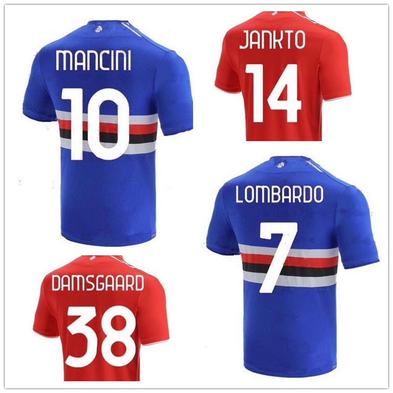 

Customized 21-22 Sampdoria Thai Quality Soccer jerseys local online store yakuda best sports Dropshipping Accepted 7 LOMBARDO 10 MANCINI 14 JANKTO 18 DAMSGAARD WEAR, 21-22 home