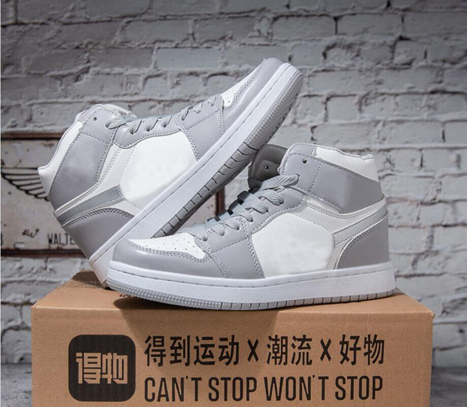 

Top Quality University Blue 1 1s Basketball Shoes Mens Women High OG co.JP Japan Tokyo 'Neutral Grey' Silver
