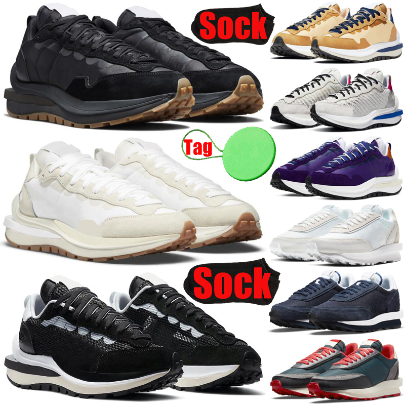 

waffle VaporWaffle mens running shoes pegasus fragment Undercover LDWaffle ld Pure Platinum white Black Gum Nylon men women trainers sports sneakers, # 33 40-45