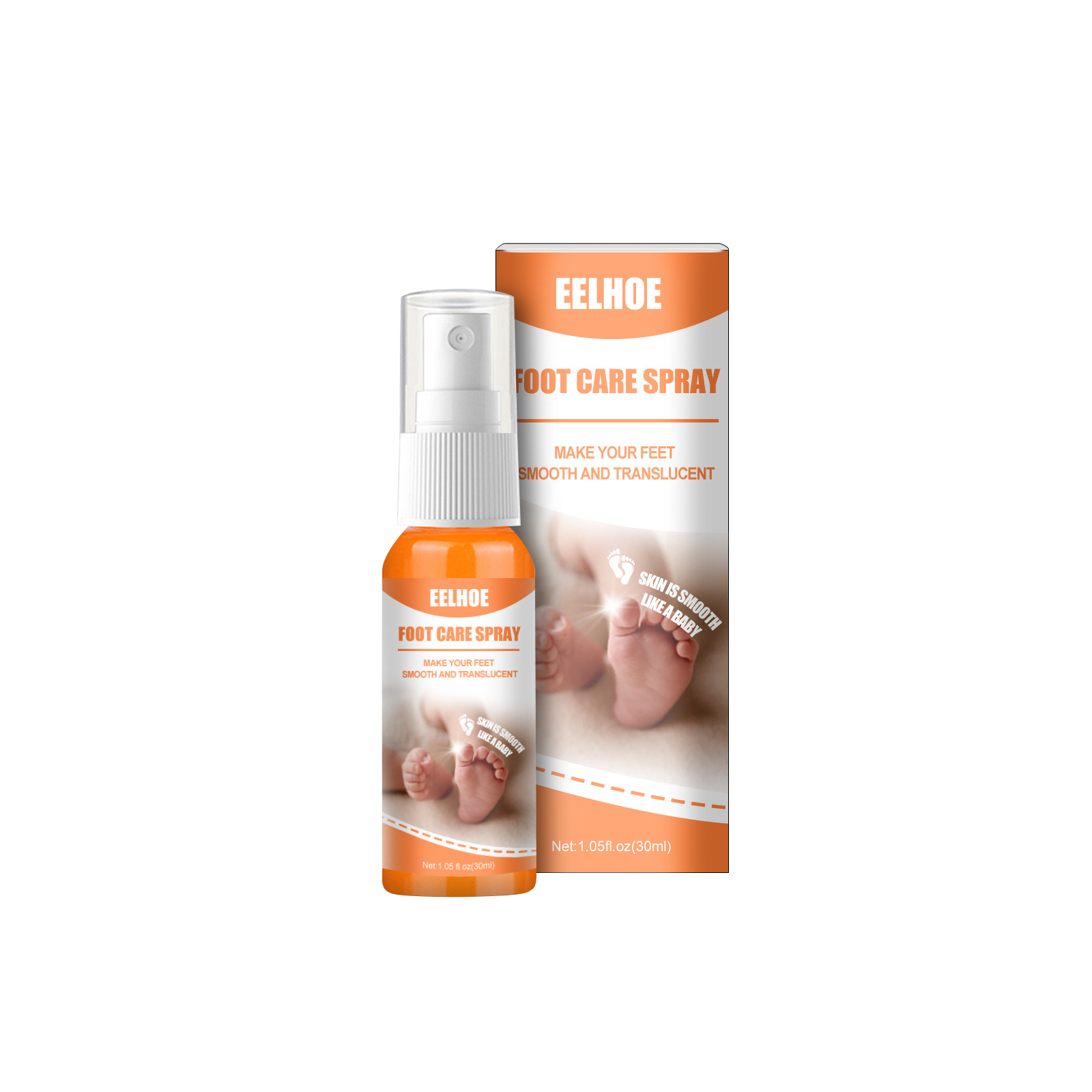 Free freight eelhoe Foot care spray exfoliating dead skin and calluses feet heel elbow and knee care wholesale-image-750626737