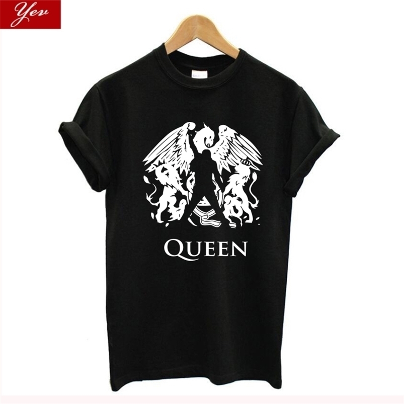 

Freddie T-Shirt women The Queen Band Rock TShirt Hip Hop Hipster loose streetweear Harajuku Female Top Tee Shirts homme 210702, W374mt red