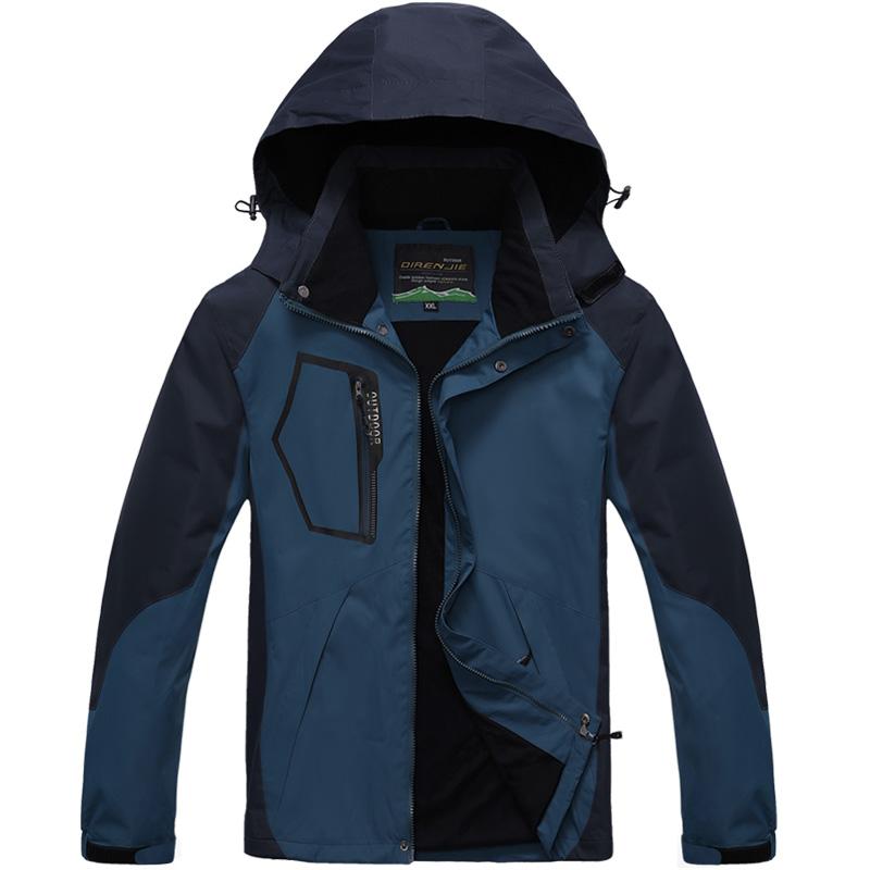 

Men's Trench Coats SFE Spring And Autumn Explosive Jackets Urban Travel Windproof Waterproof Windbreaker Men, Tan;black