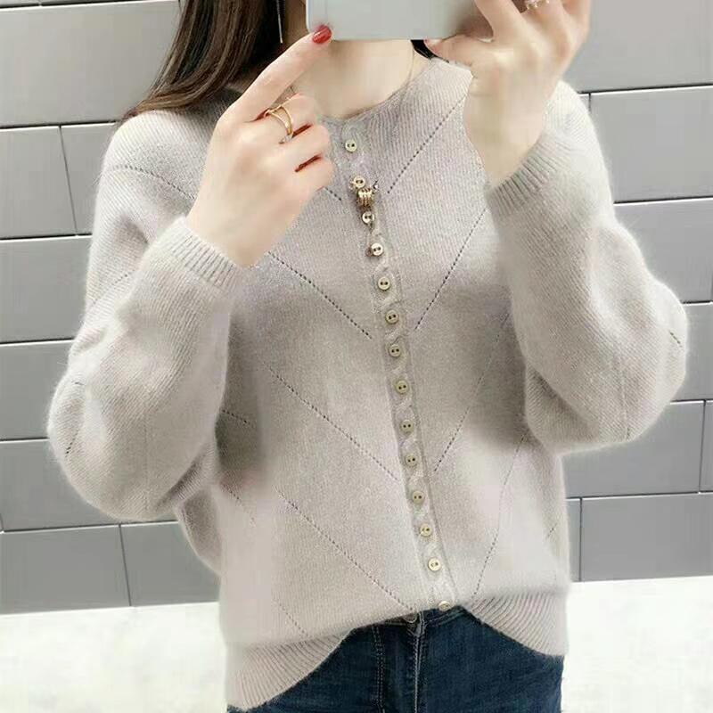 

Women's Sweaters Beautiful Net Red T-neck Sweater Autumn / Winter 2021 Korean Style Pure Color Knitted Bottoming Shirt Trend, Blue