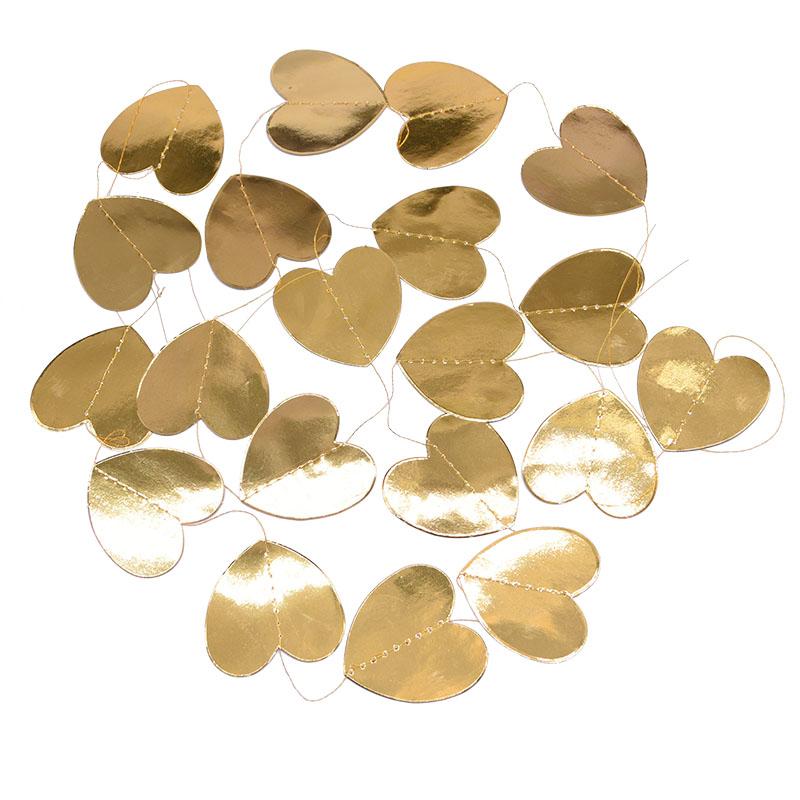 

Party Decoration 5cm*5cm Heart Shape Paper Garland Valentines Day Wedding Banners Happy Birthday Baby Shower