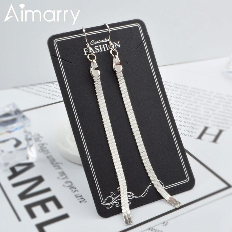 

Dangle & Chandelier Aimarry 925 Sterling Silver Snake Bone Tassel Pendant Earring For Women Anniversary Wedding Gifts Fashion Jewelry