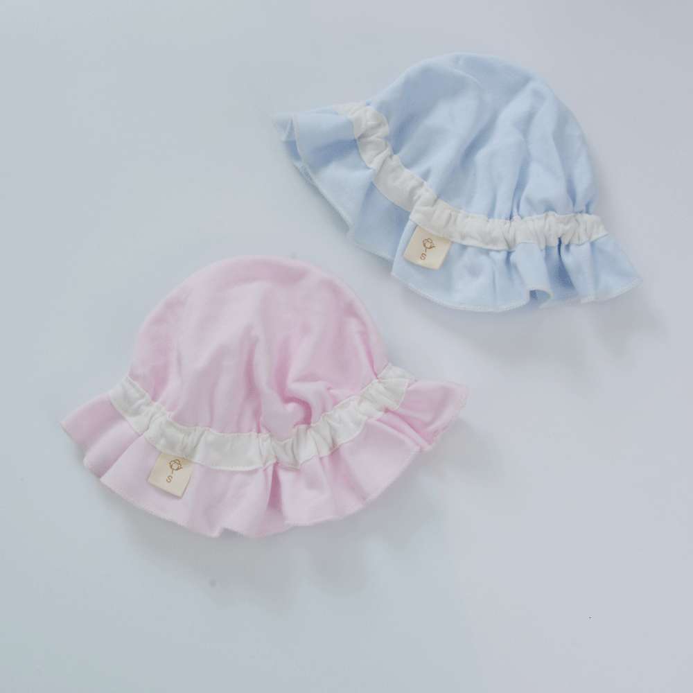 

Baby Cap Cotton sunshade cap spring and summer born baby fetal children's single layer, Yellow