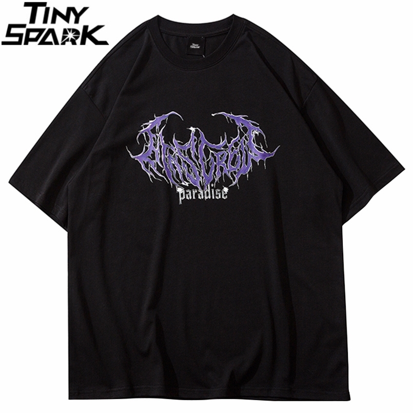 

Hip Hop Graphic Printed T Shirt Streetwear Harajuku Cotton T-Shirt Men Spring Summer Short Sleeve Tshirt Black Tops Tees 210721, A23311 black