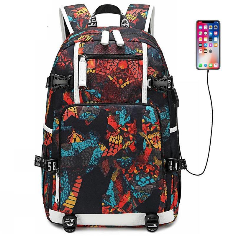 

Backpack Laptop Travel Backpacks With USB Charging Port 15.6 Inch Computer School Women Men Student Teenagers Bookbag