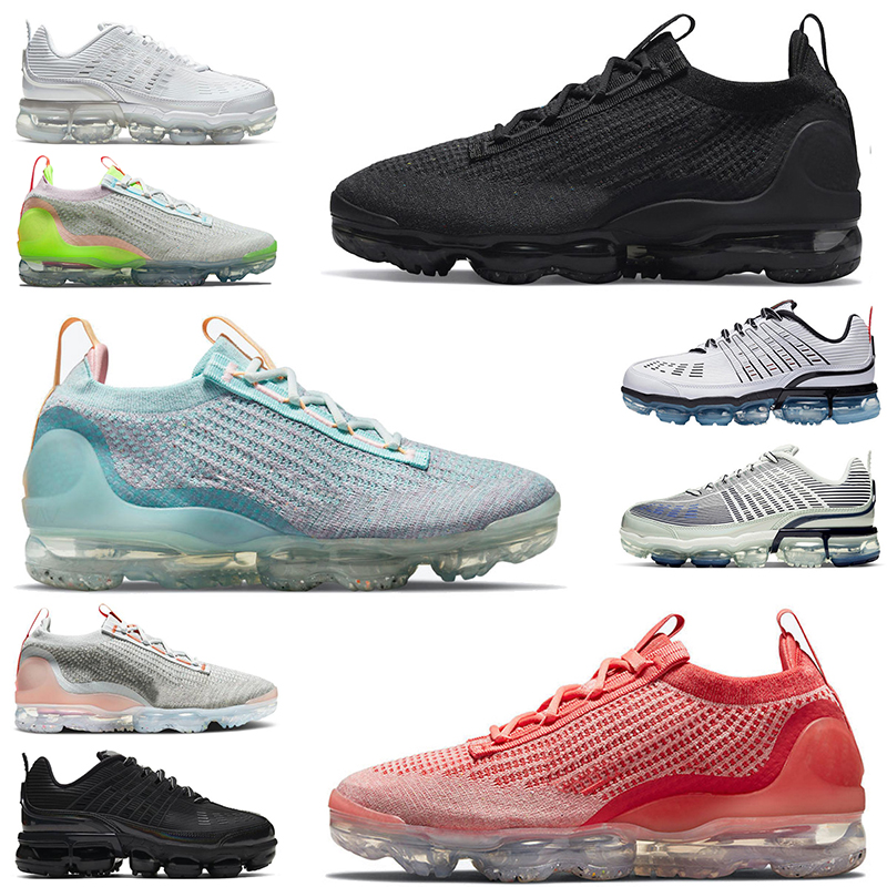 

2021 360 mens womens vapormaxs outdoor running shoes 2020s Team Red 360s Light Dew Salmon Hues Triple Black White Iridescent sports sneakers platform trainers, No#19 summit white 36-45