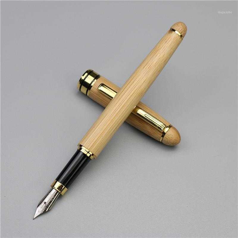 

with pen a fountain bamboo gift box the combination of nature metal friends and colleagu give gifts1