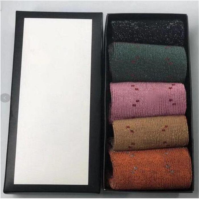

High quality Fashion Short Sport Socks .g Street Style Stripe Sports Basketball Sock For Men and ms 5pcs/lot mens designer With Box 5 Color Mixed loading, 01