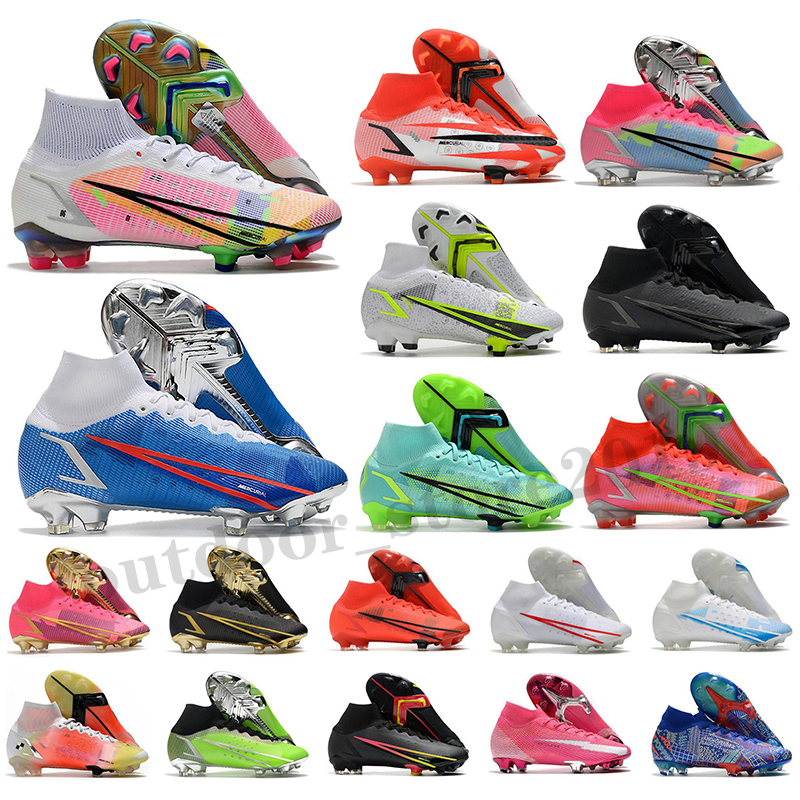 

Superfly 8 VIII 360 Elite FG Soccer Shoes XIV Dragonfly CR7 Ronaldo IMPULSE PACK MDS 04 14 Dream Speed 4 Mens Women Boys High Football Boots, Color 1