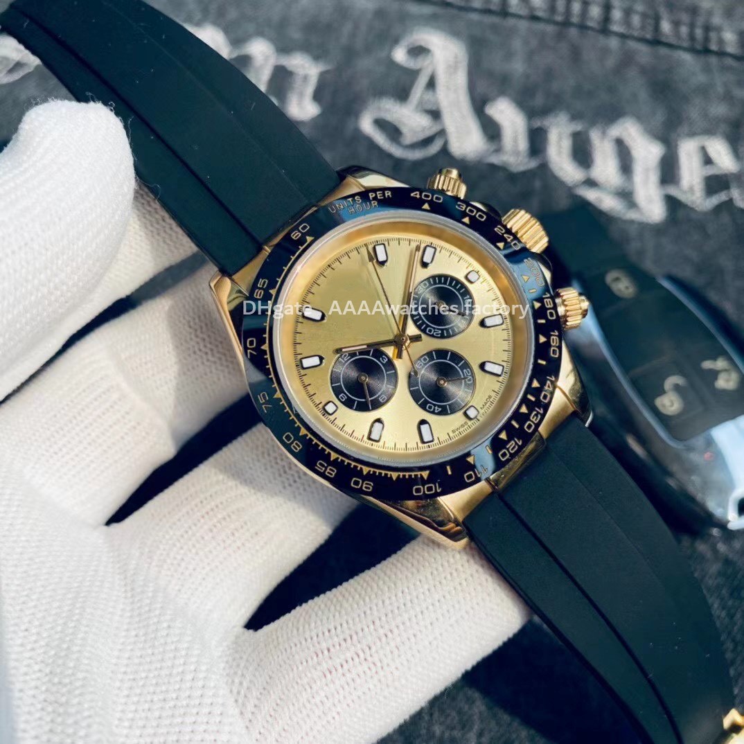

Watches for Men Wristwatches Mens Automatic mechanical watch ceramic material sports tape 40mm folding design buckle luxury decoration Roles wristwatch, Tool. no single beat