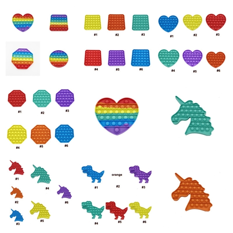 

Tiktok Push Pop Fidget Toy bubble wrap desk toys square Sensory Push Bubbles Take Away Stress Relief Ball funny Board Desktop Finger Game G3