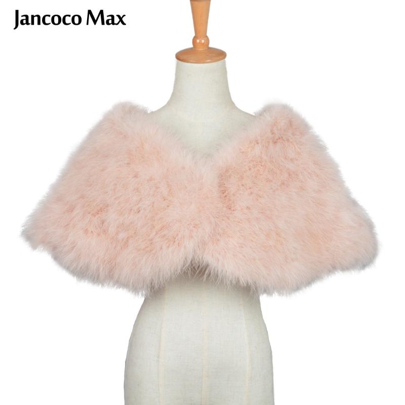 

Scarves 2021 Women Real Ostrich Feather Fur Shawl Fashion Style Natural Shrugs Top Quality Pashmina Poncho S7232