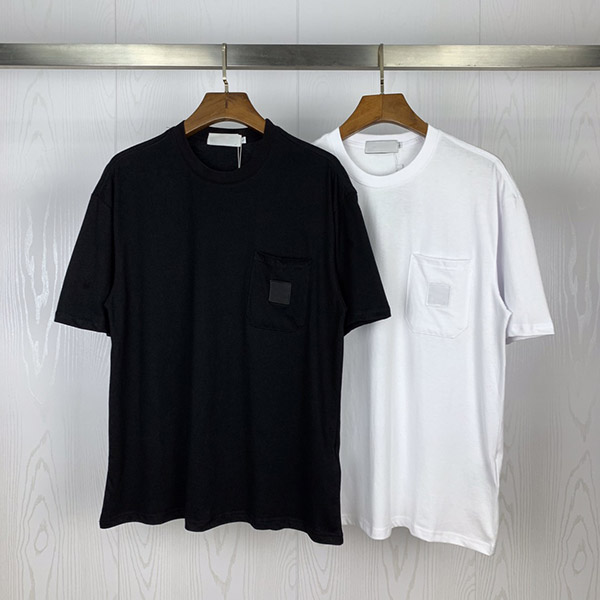 

Topstoney 21SS shirt Chest badge patch casual shirt luxurys designers shirts Casual Street tshirt High Quality Brand Shirts11, White;black