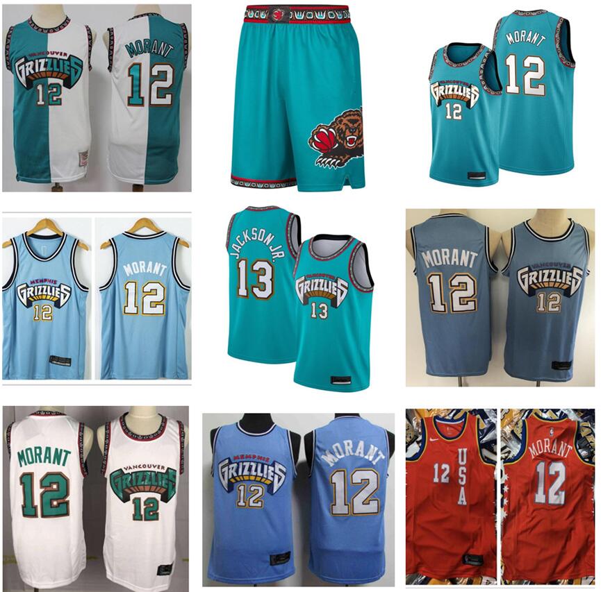 

Custom Printed Ja 12 Morant Jaren 13 Jackson Jr. Jonas 17 Valanciunas Grayson 3 Allen 14 Gorgui Dieng 7 Justise Winslow Basketball Jerseys, Black;yellow
