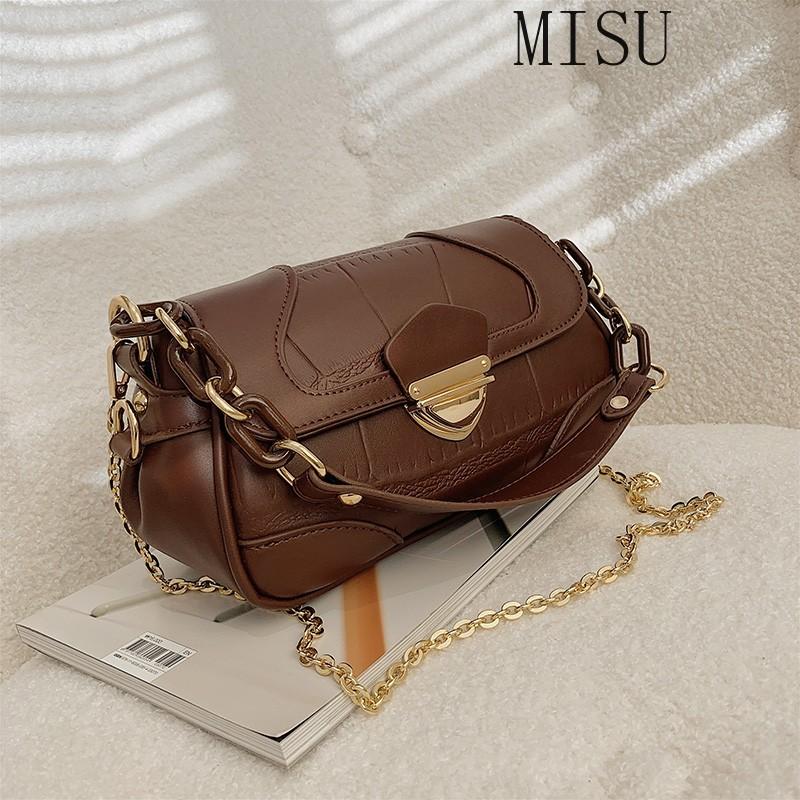 

Women Bag Designer New Chain Crossbody Bags for Women Small Shoulder Bag 2021 Summer Luxury Fashion PU Leather Handbag, Black