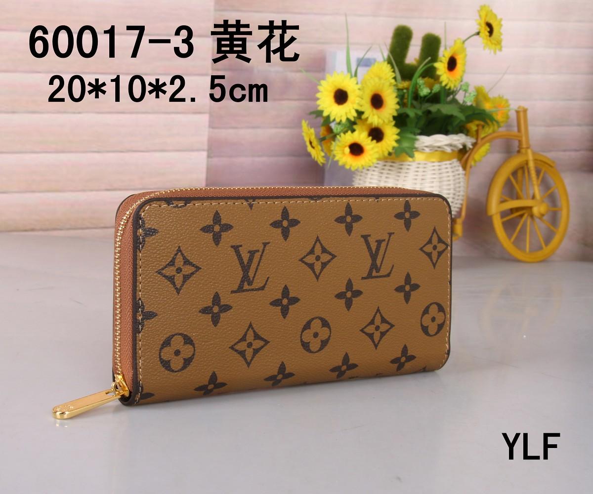 

Purse Wallet Zipper Bag Womens Wallets Leather Card Holder Pocket Long Women Bag Coin Purses LV LOUIS VITTON, Red;black