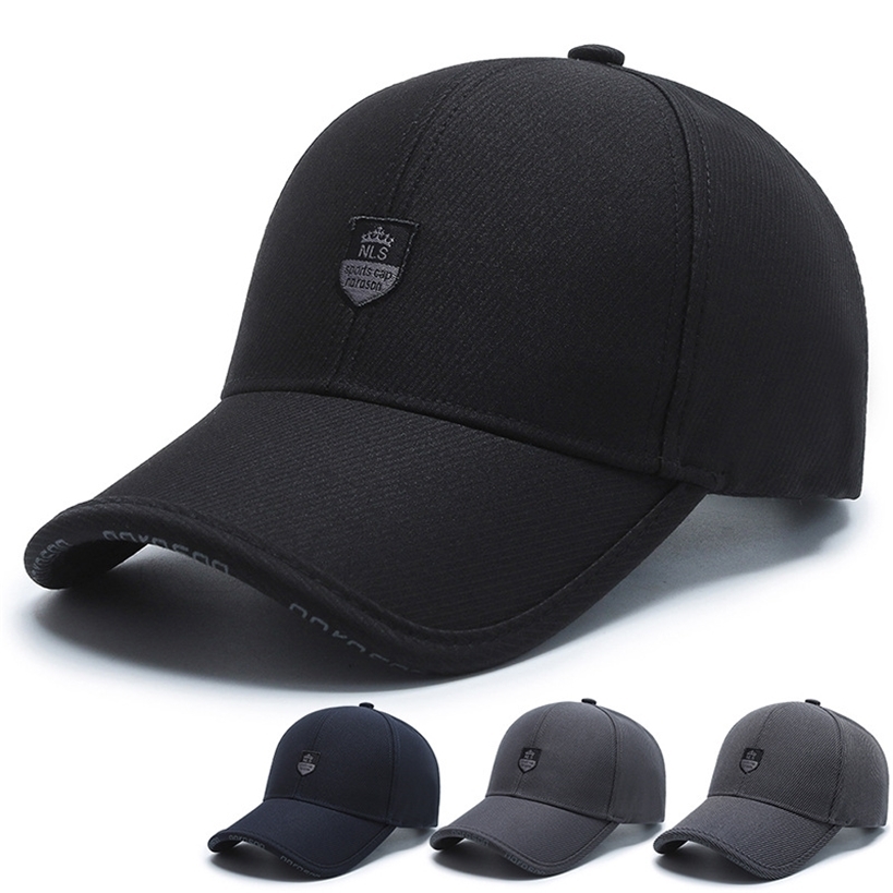 

Spring Autumn Men Fashion Wild Sunshade Sun Protection Black Baseball Cap For Winter Women Sport Cold Cotton Warm Hats C35 220112, 2k white 2