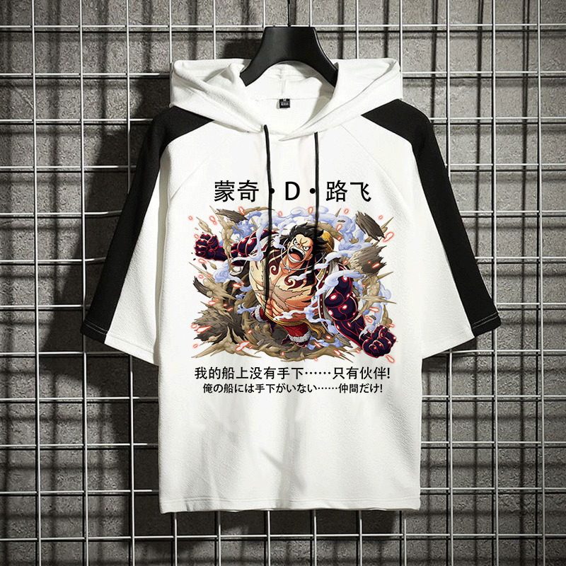 

2021 New Uma Pea Tshirt Streetwear Casual Solto Dos Desenhos Animados Roronoa Zoro Camisa Engraado Alta Rua Superior Hip Hop Japo Chopper t