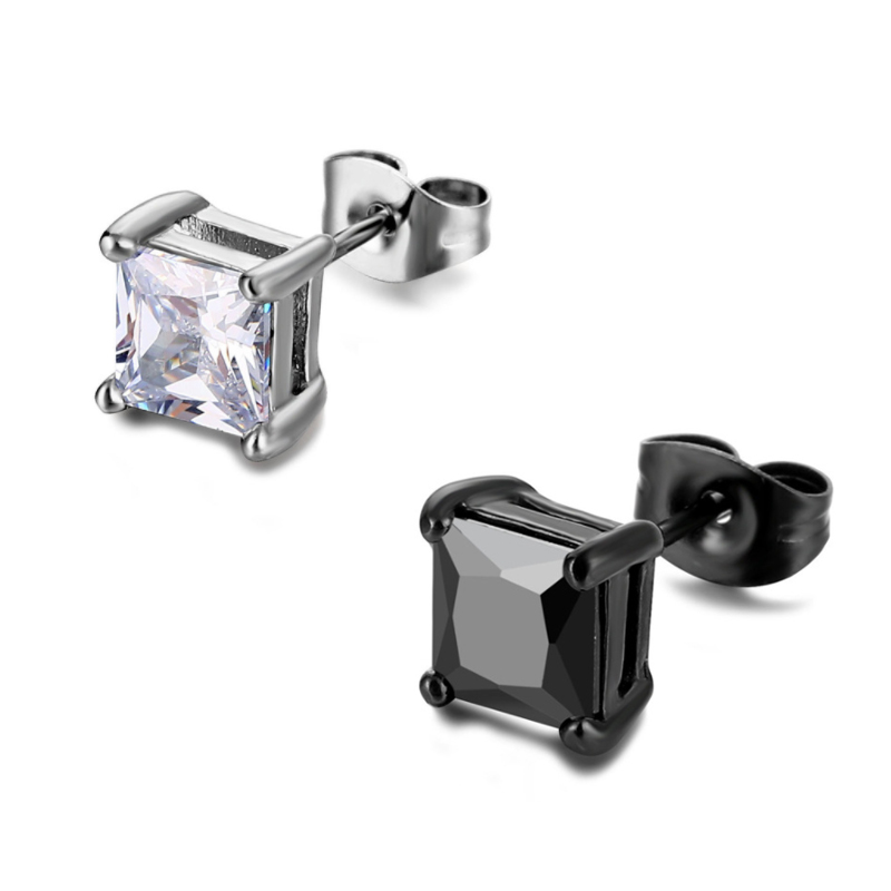 

Titanium Steel CZ Earring Tragus Cartilage Ear Stud For Women and Girls Body Piercing