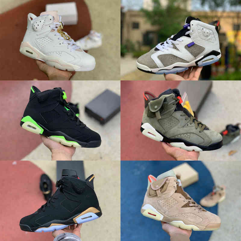

Jumpman Electric Green 6 6s Mens High Basketball Shoes Alternate Black Cat Oregon Ducks Pe White Infared Pack Washed Denim Olympic Dmp 2020