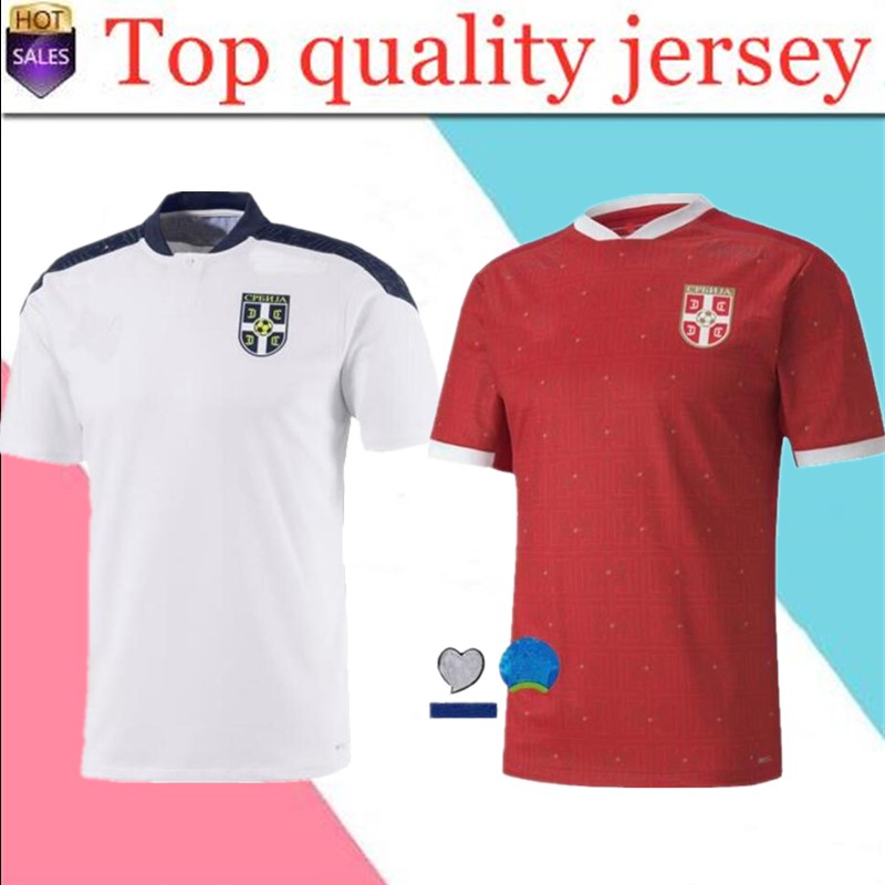 

The new national team Serbia home jersey 20 21 Srbija MITROVIC TADIC KOLAROV SERGEJ MATIC KOSTIC IVANOVIC football shirt, Black;yellow