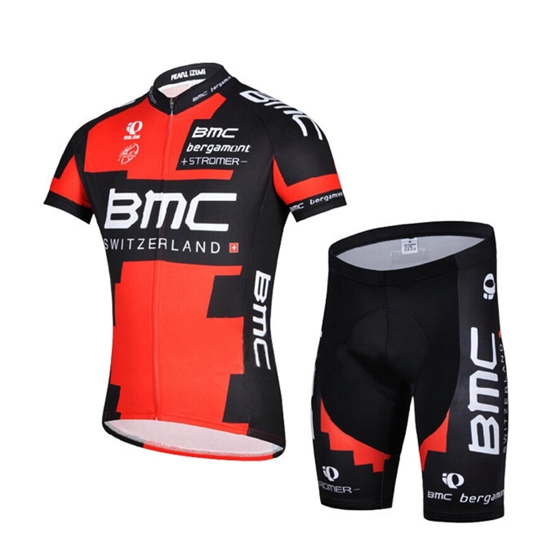 

BMC summer short sleeve outdoor sports moisture absorption quick drying mountain road breathable cycling suit, Gray