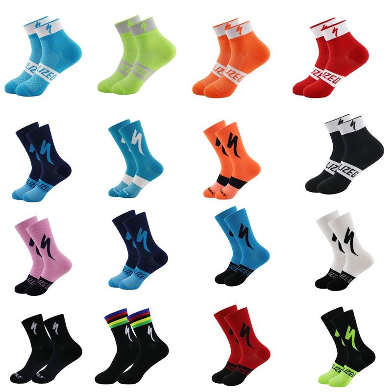 

Men & Women's Breathable Quick Drying Nylon Bicycle Riding Cycling Socks Sports Socks Basketball Football Socks Equipment 29